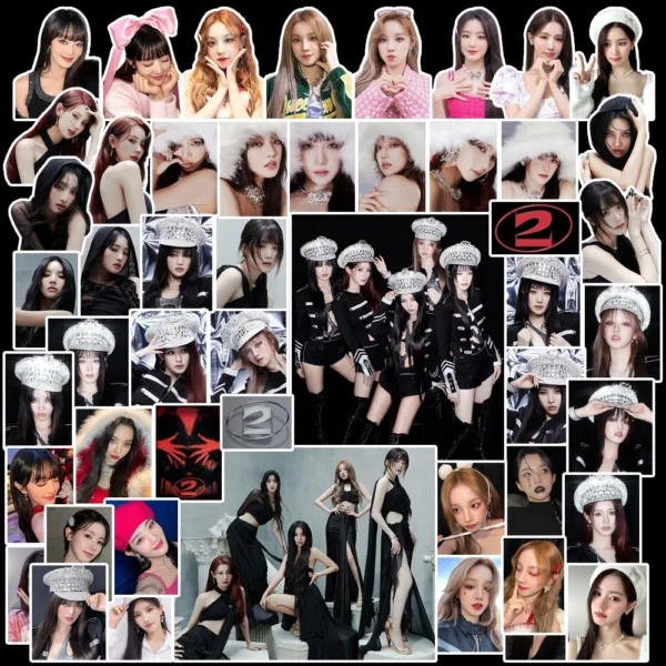 105pcs/set Kpop Gidle Inever Die Stickers