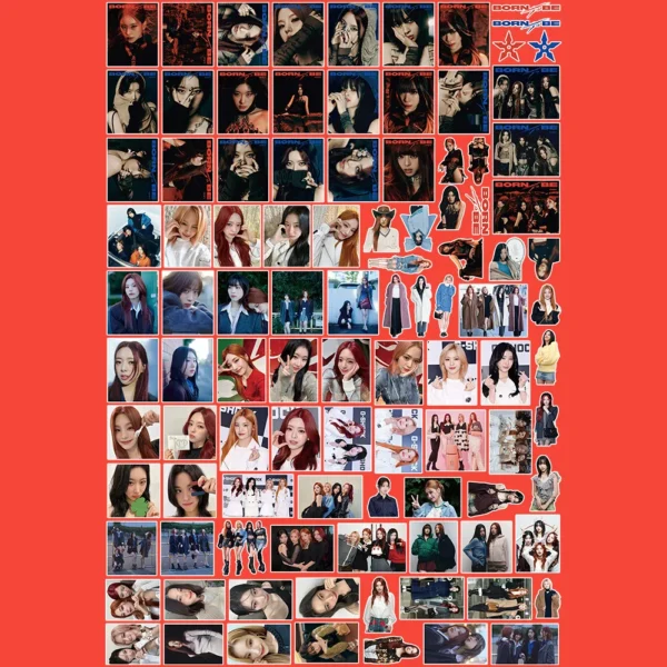 100pcs/set Kpop ITZY CHECKMATE Stickers Premium Quality - Image 2