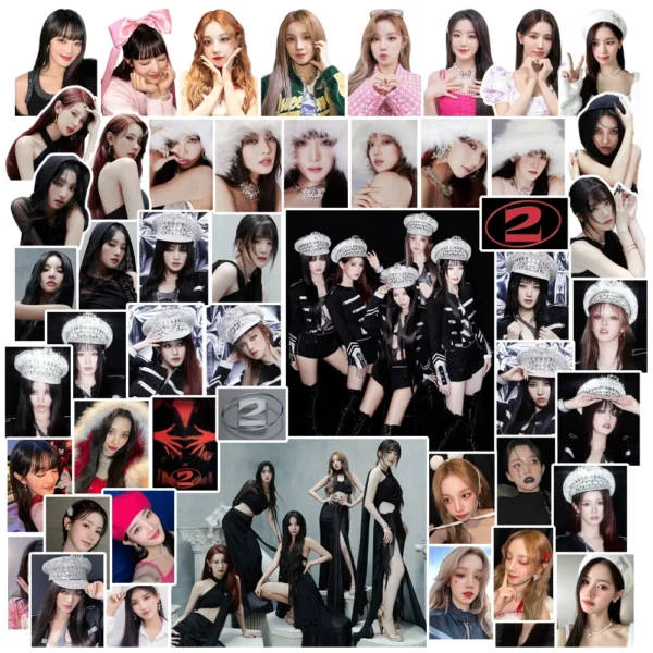 105pcs/set Kpop Gidle Inever Die Stickers - Image 2