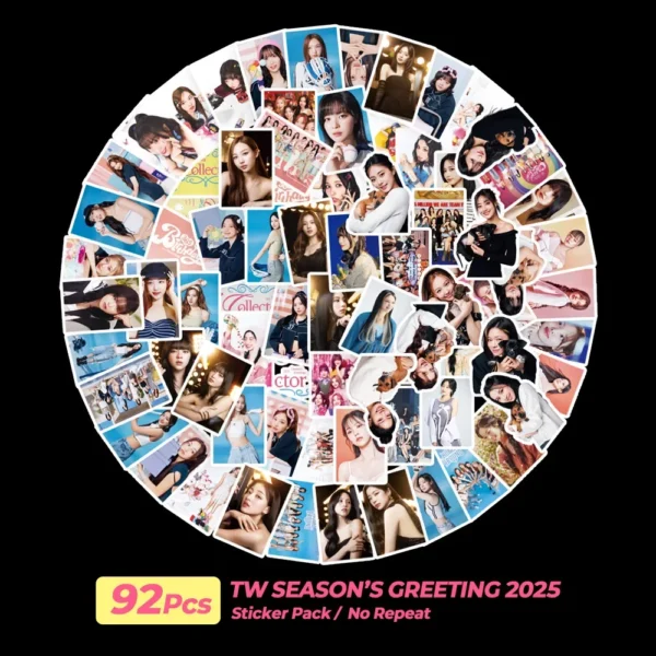 92pcs/set Kpop Twice Character Stickers