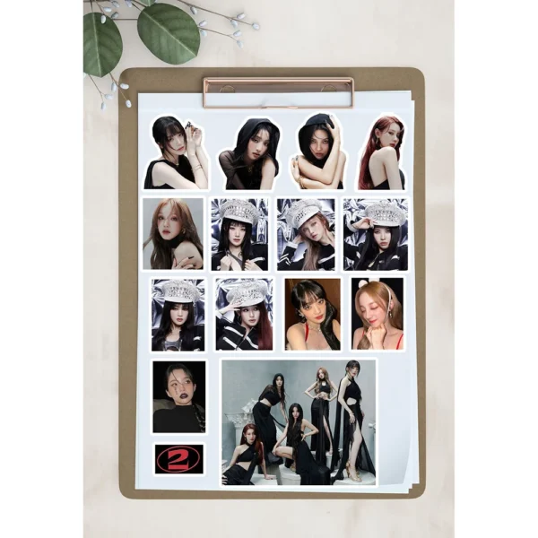 105pcs/set Kpop Gidle Inever Die Stickers - Image 4