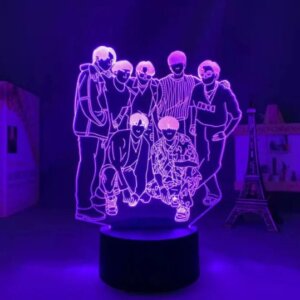 Kpop Group Led Light | Colorful | Gift | KPOP | FANMADE